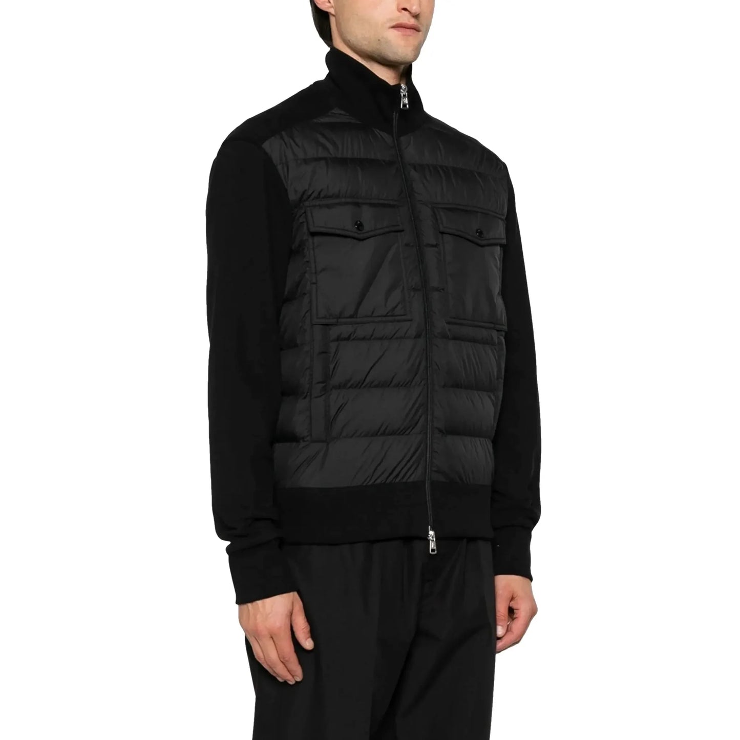 Moncler Hybrid Black Zip Jacket