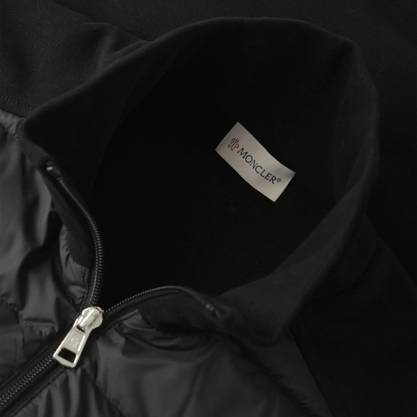 Moncler Hybrid Black Zip Jacket