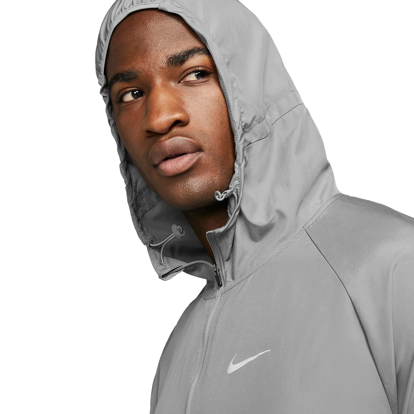 Nike Miler Repel Grey Windbreaker