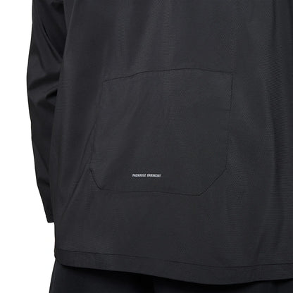 Nike Repel Packable Black Windbreaker