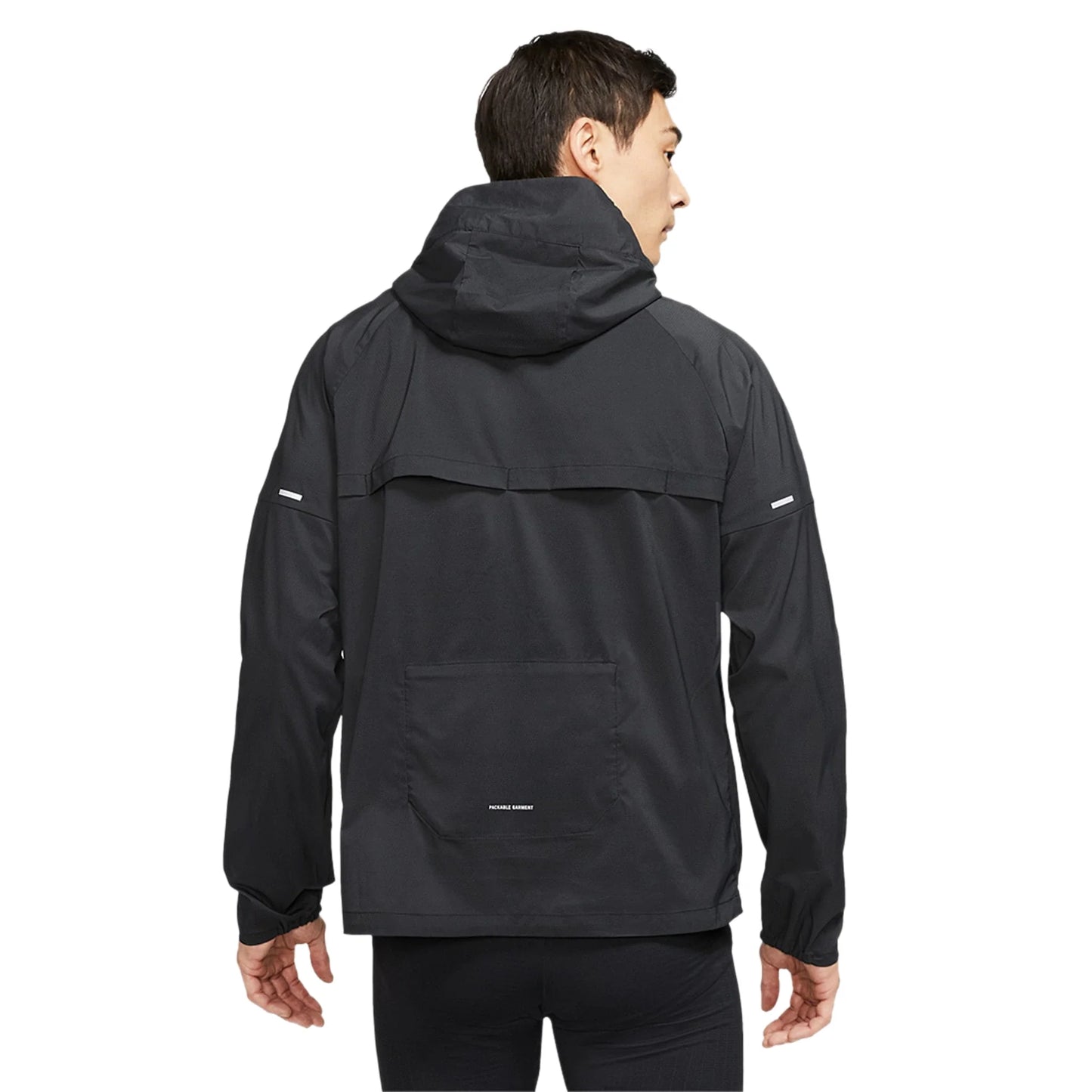 Nike Repel Packable Black Windbreaker