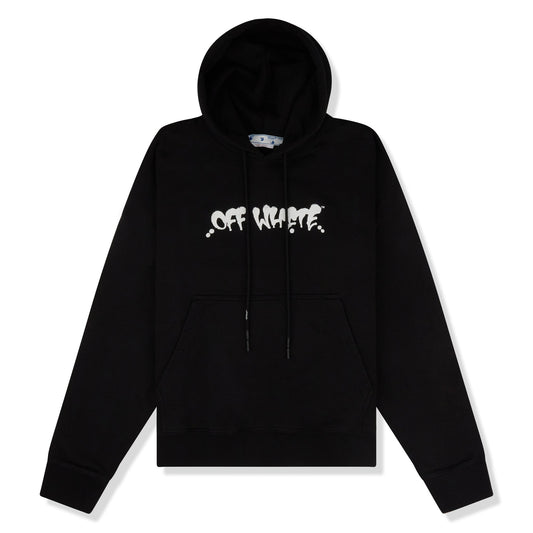 Off-White Marker Graffiti Spray Black Hoodie