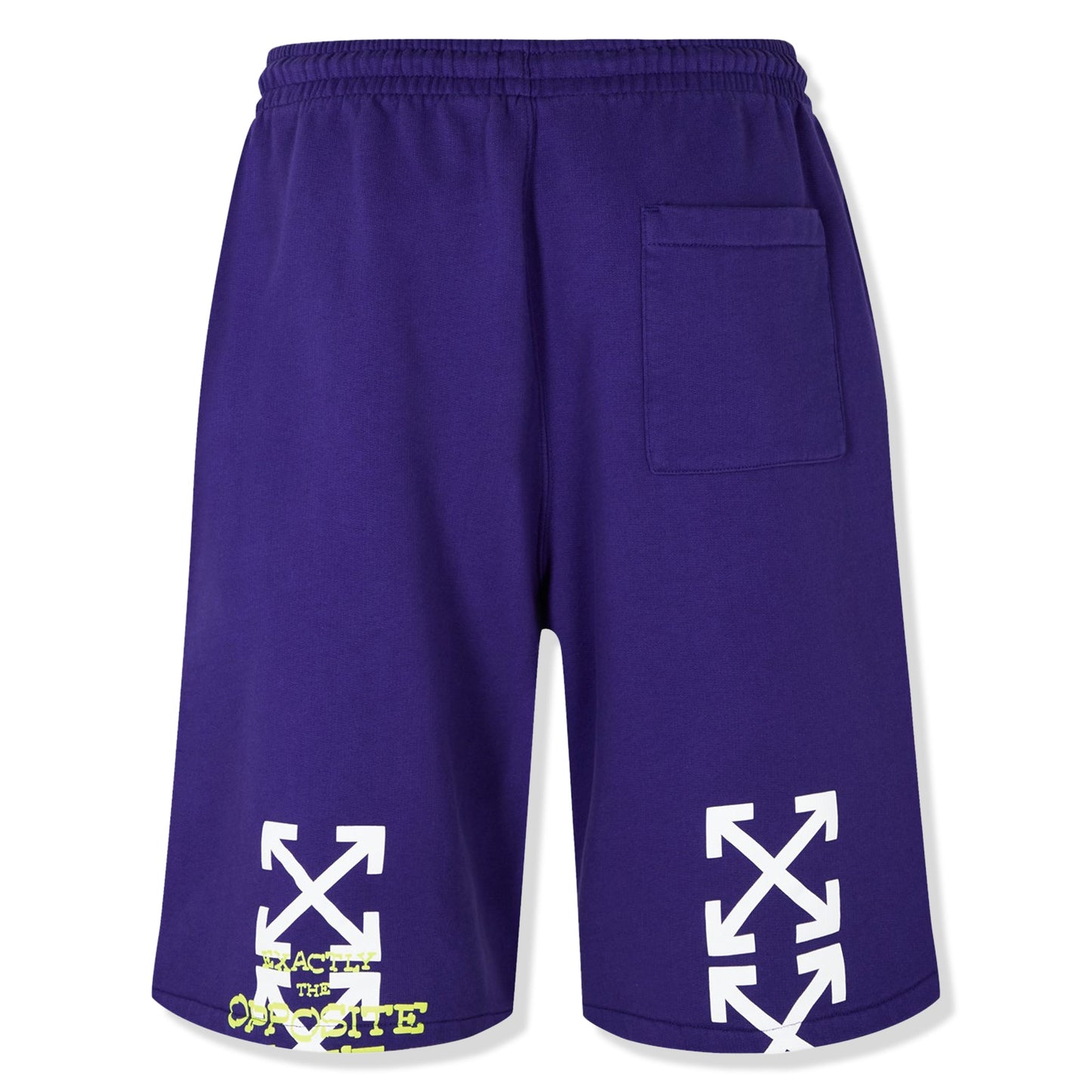 Off-White Opposite Arrows Skate Purple Sweat Shorts