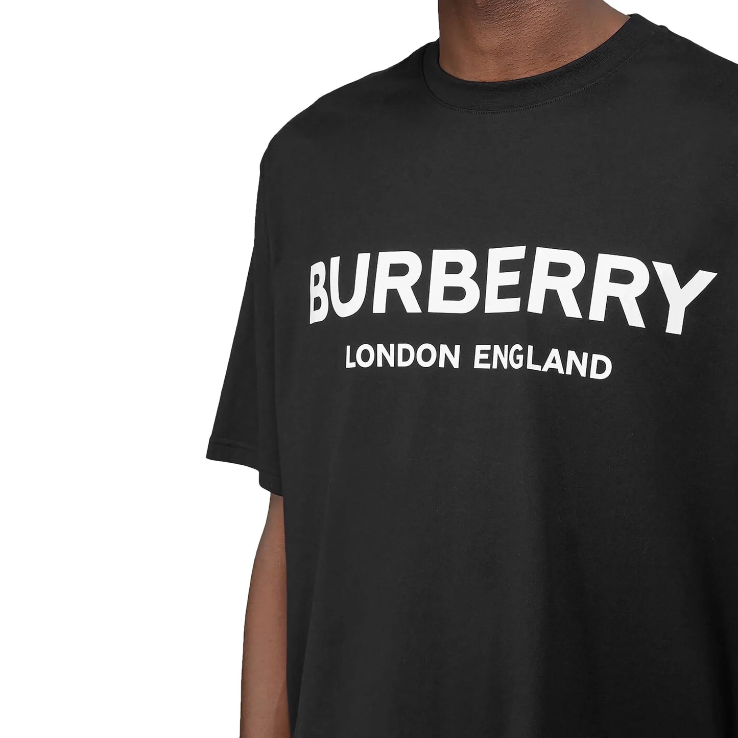 Preloved - Burberry Letchford Logo Black T Shirt