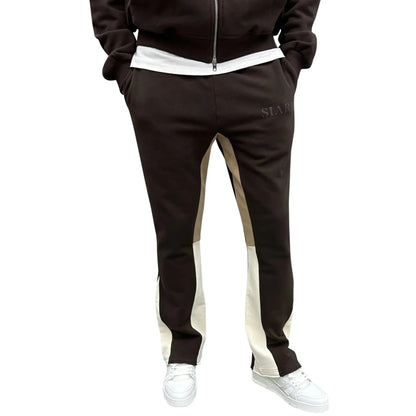 SIARR Brown Flared Joggers