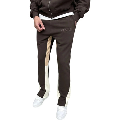 SIARR Brown Flared Joggers