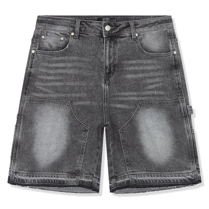 SIARR Carpenter Denim Shorts Dark Grey