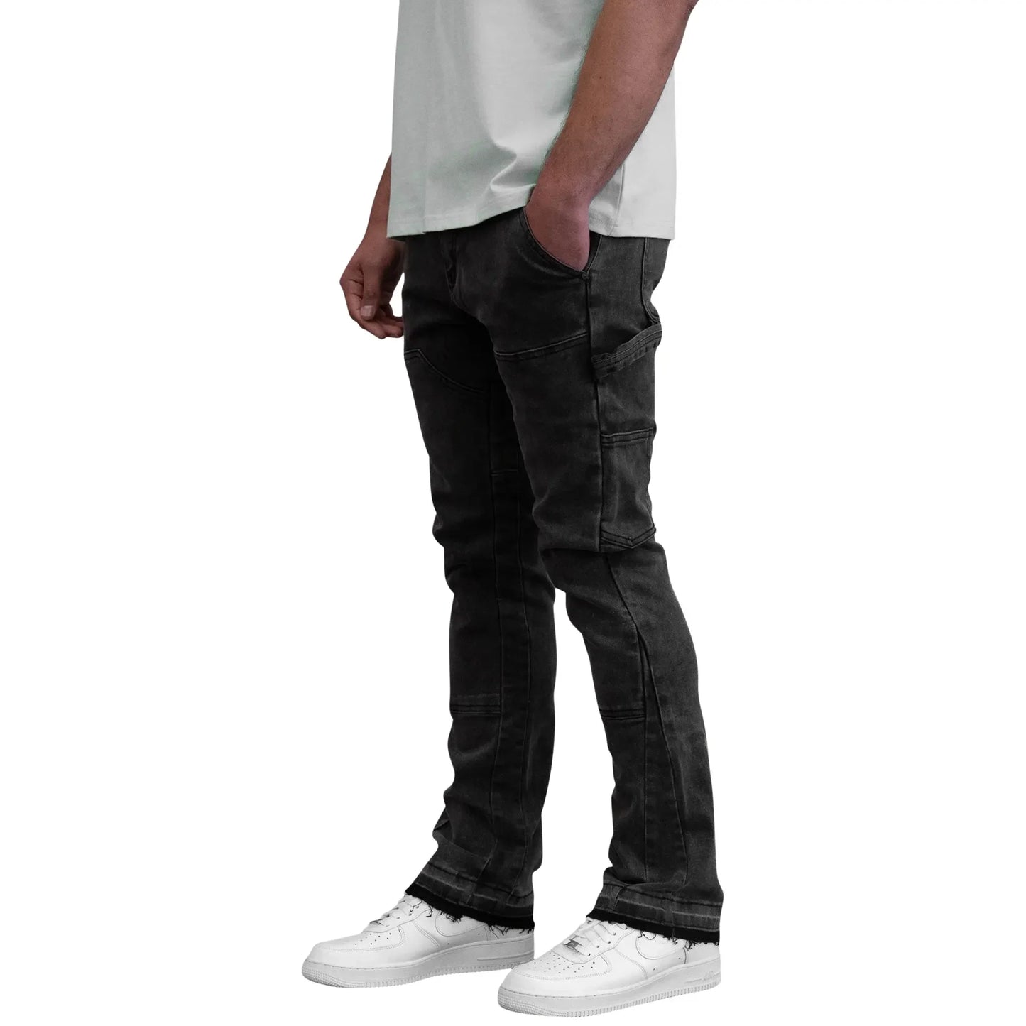 SIARR Carpenter Jeans Washed Black