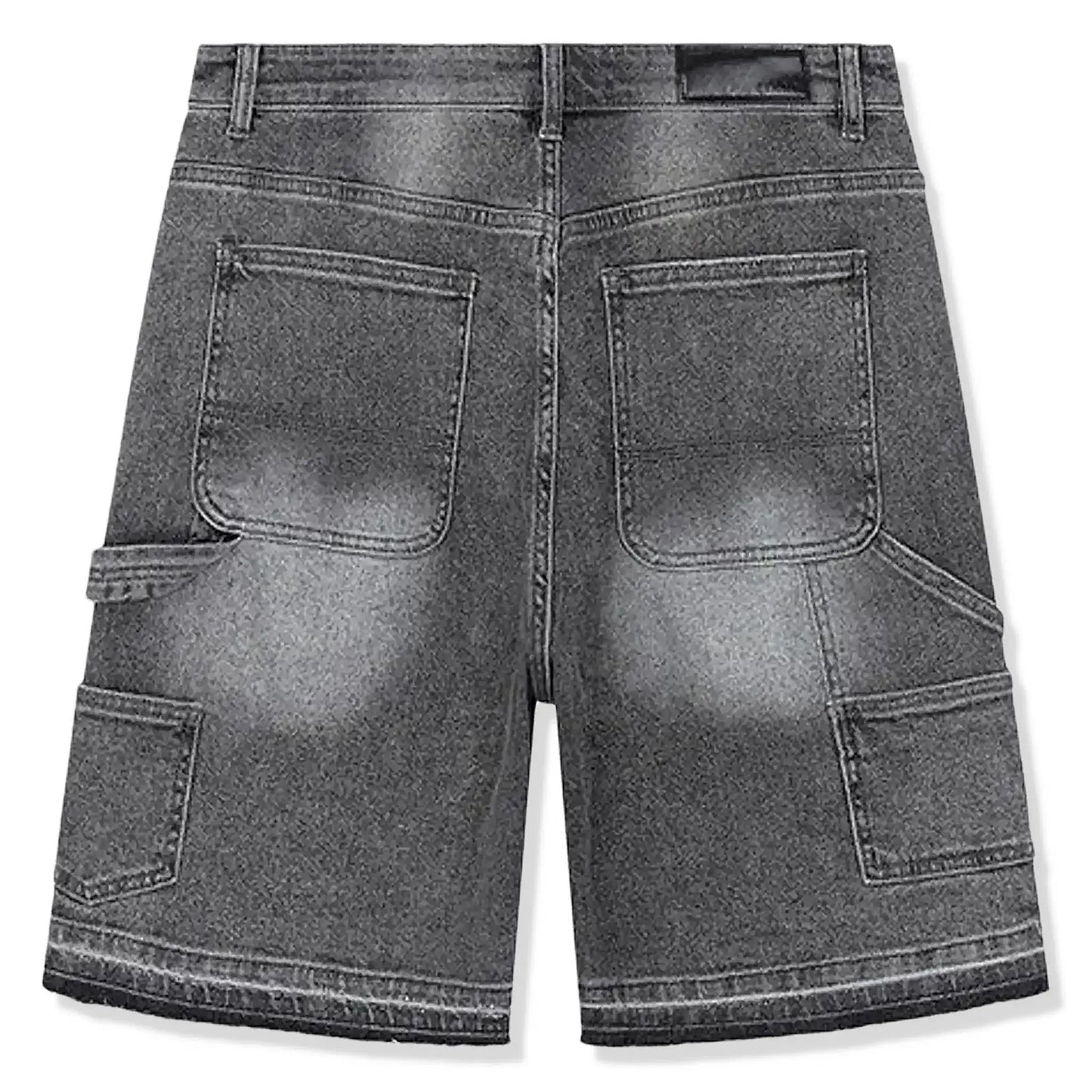 SIARR Carpenter Denim Shorts Dark Grey