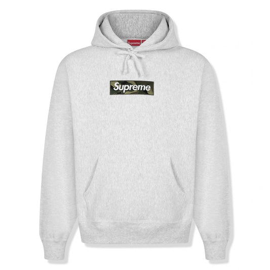 Supreme Box Logo Ash Grey Hoodie (FW23)