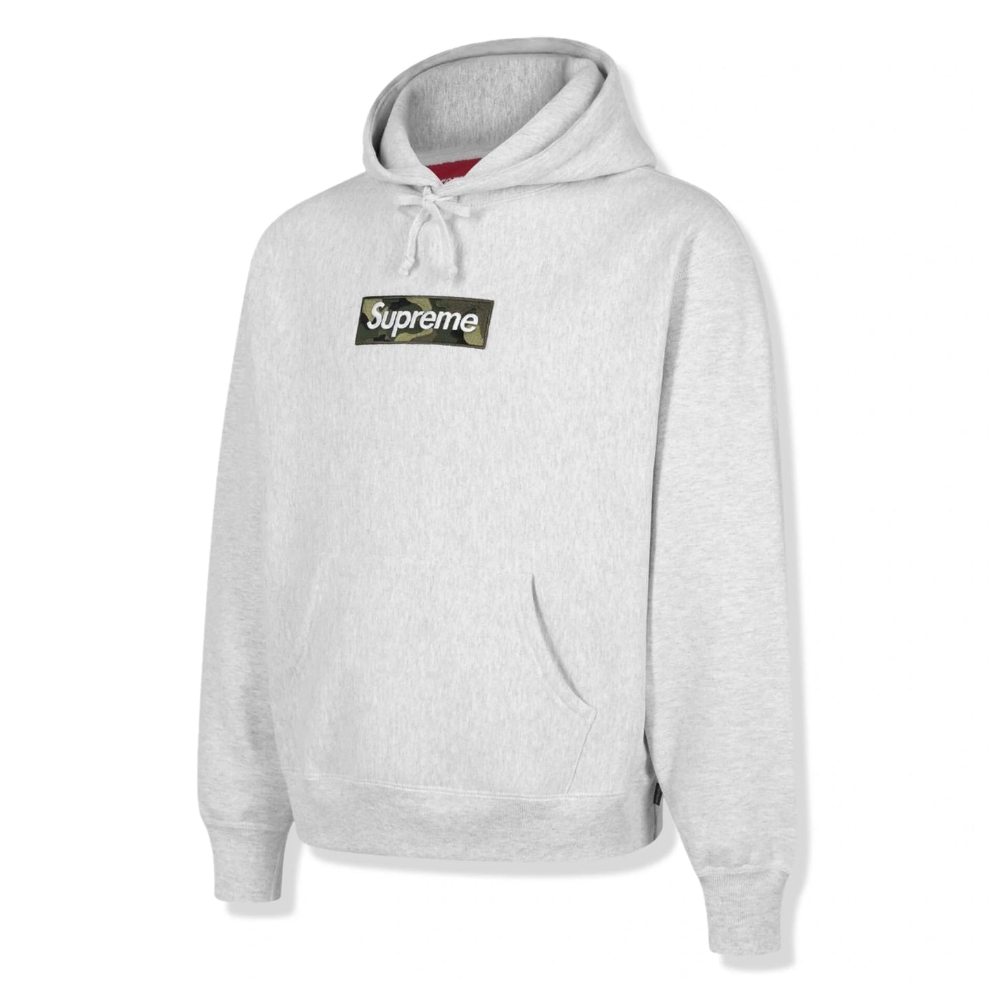 Supreme Box Logo Ash Grey Hoodie (FW23)