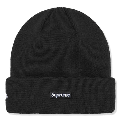 Supreme New Era Script Logo Black Beanie (FW24)