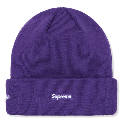 Supreme New Era Script Logo Purple Beanie (FW24)