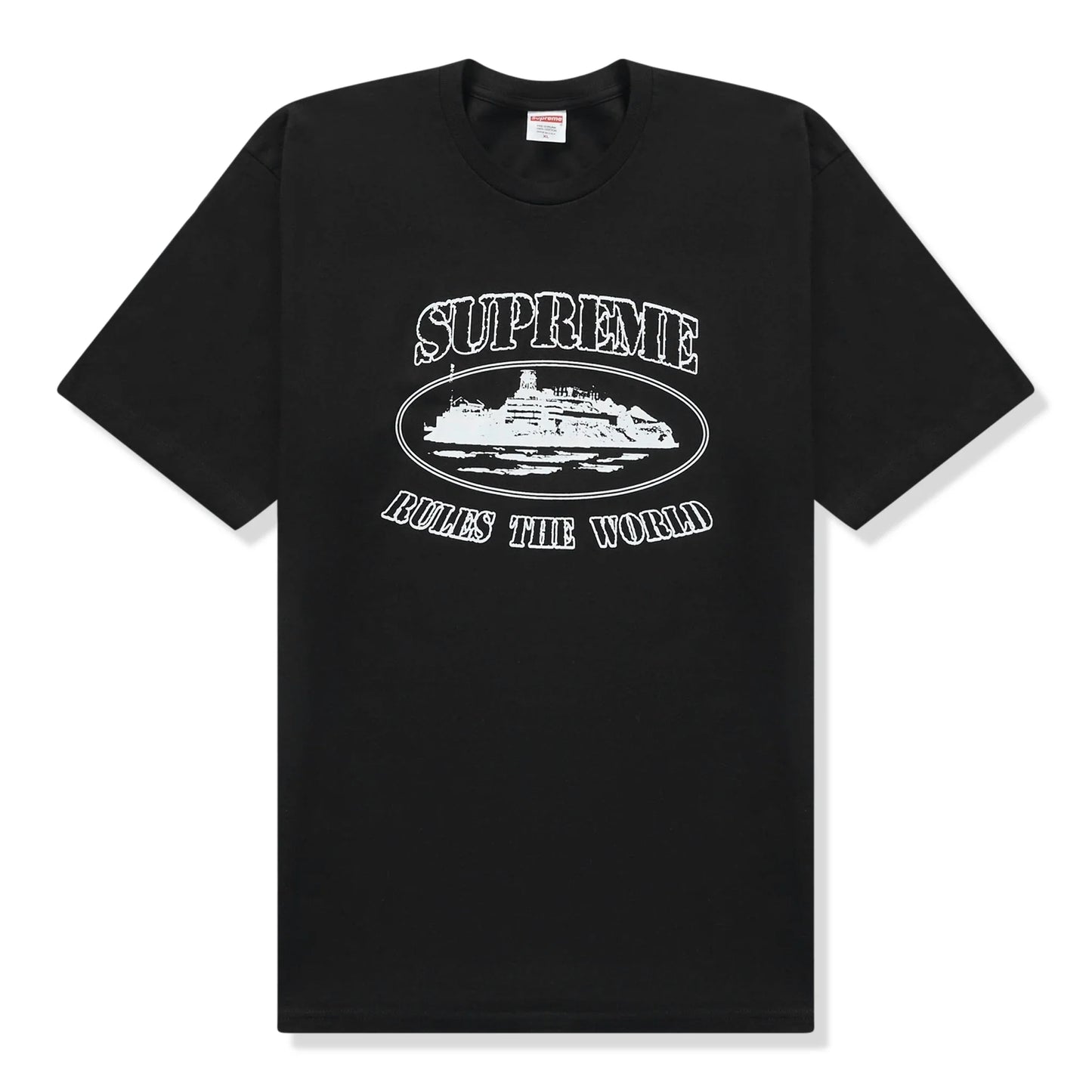 Supreme x Corteiz Rules The World Black T Shirt