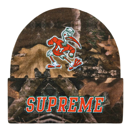 Supreme x Mitchell & Ness NCAA TrueTimber Kanati Camo Beanie