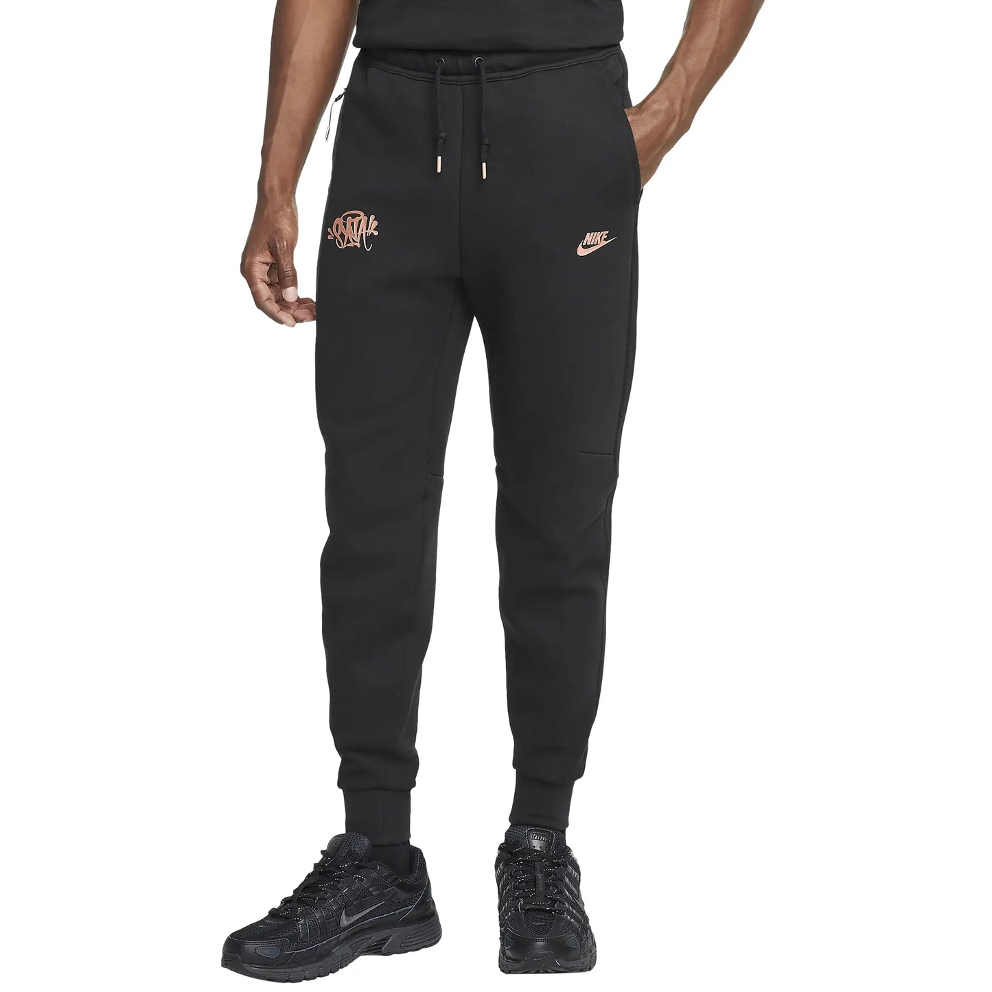 Syna World x Nike Central Cee Tech Fleece Black Sweatpants