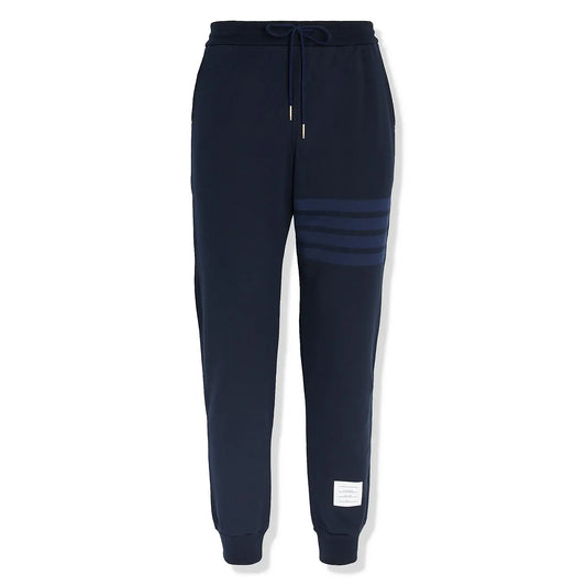 Thom Browne Classic Loopback 4-Bar Blue Sweatpants