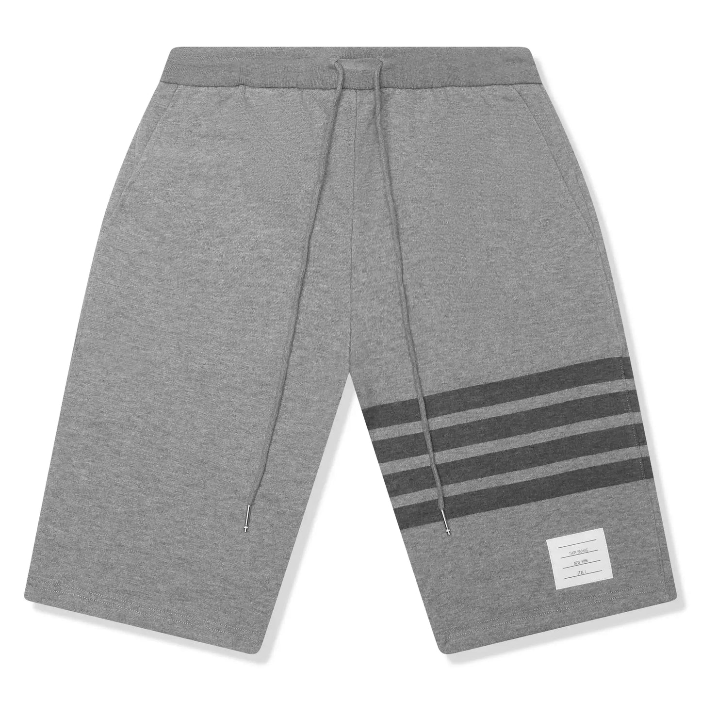 Thom Browne Classic Loopback 4-Bar Grey Sweat Shorts