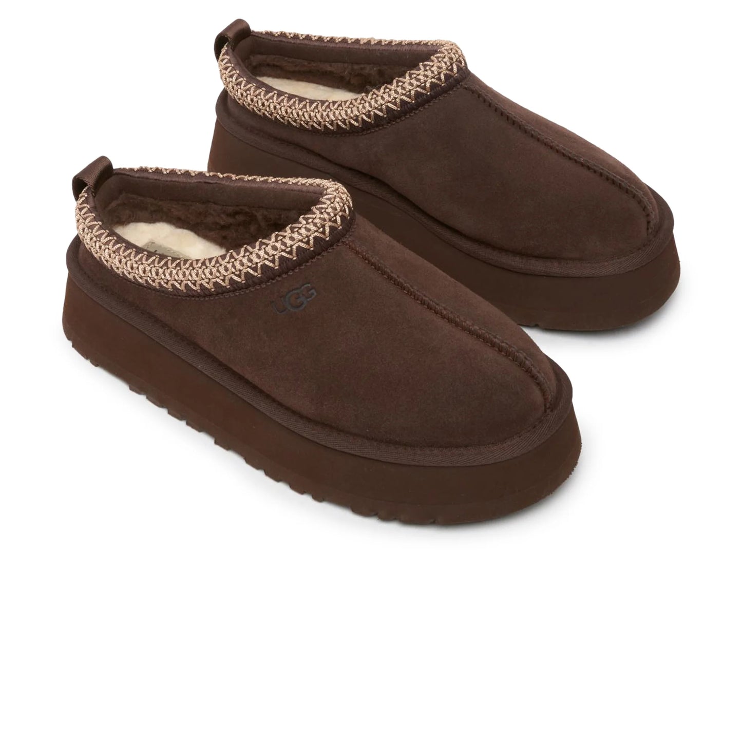 UGG Tazz Platform Burnt Cedar Slippers (W) (2024)